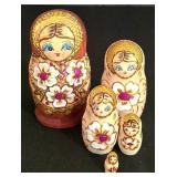 LL-ST - 5-Piece Nesting Doll Sets & Bird Planter Mixed Lot