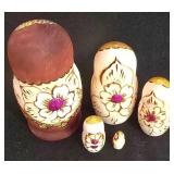 LL-ST - 5-Piece Nesting Doll Sets & Bird Planter Mixed Lot