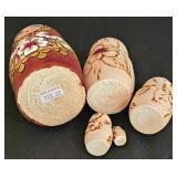 LL-ST - 5-Piece Nesting Doll Sets & Bird Planter Mixed Lot
