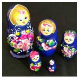 LL-ST - 5-Piece Nesting Doll Sets & Bird Planter Mixed Lot