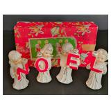 LL-ST - Vintage Noel Ceramic Figures Relco Set of 4