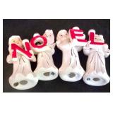 LL-ST - Vintage Noel Ceramic Figures Relco Set of 4