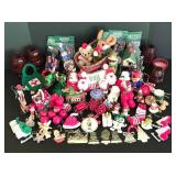 LL-ST - Christmas Holiday Decor Mixed Lot Dept 56 & Midwest Ornaments