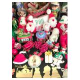 LL-ST - Christmas Holiday Decor Mixed Lot Dept 56 & Midwest Ornaments