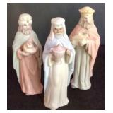 LL-ST - Vintage Nativity Figures & Lighted Tree Toppers Mixed Lot Lefton Christopher Collection