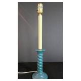 LL-ST - Table Lamps - Set of 3 Blue Ceramic