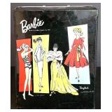 LL-ST - Vintage Barbie Doll Clothes Storage Suitcase With Outfits & Ken Outfit