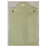 LL-ST - Vintage Wall Mirrors Frameless & Ornate Frame Pair 14x22 16x26