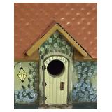 LL-ST - Bird Feeder Set - Copper Roof Birdhouse, Birch Feeder, Bird Ornaments & Nest (Lot of 5)