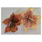 LL-ST - Autumn Decor Harvest Table Runner, Cornucopia & Leaf Clips Mixed Lot