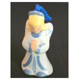LL-ST - Christmas Plate & Angel Figurine Mixed Lot - Porsgrund Julen 1975