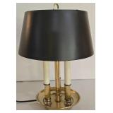 LL-ST - Table Lamps (Lot of 3) Black & Brass