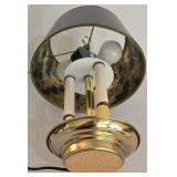 LL-ST - Table Lamps (Lot of 3) Black & Brass
