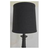 LL-ST - Table Lamps (Lot of 3) Black & Brass