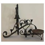 LL-ST - Wall Candle Holders Mixed Lot of 4 Scrollwork Sconces