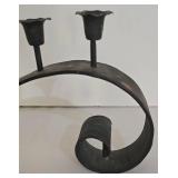 LL-ST - Wall Candle Holders Mixed Lot of 4 Scrollwork Sconces