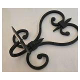 LL-ST - Wall Candle Holders Mixed Lot of 4 Scrollwork Sconces