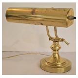 LL-ST - Adjustable Desk Lamps Powell Brass & Tan (Lot of 2)