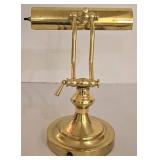 LL-ST - Adjustable Desk Lamps Powell Brass & Tan (Lot of 2)