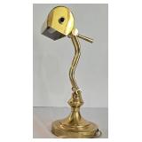 LL-ST - Adjustable Desk Lamps Powell Brass & Tan (Lot of 2)