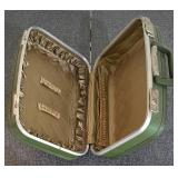 LL-ST - Vintage Green Suitcase 15.5in X 11in X 5.5in