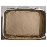 LL-ST - Vintage Green Suitcase 15.5in X 11in X 5.5in
