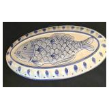 K - Fish Wall Decor & Platters Mixed Lot