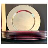 K - Dinner Plate Chargers - Linens-N-Things Set of 4 Assorted Colors