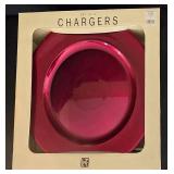 K - Dinner Plate Chargers - Linens-N-Things Set of 4 Assorted Colors