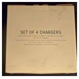 K - Dinner Plate Chargers - Linens-N-Things Set of 4 Assorted Colors