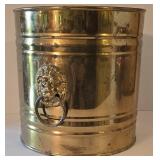 K - Copper & Brass Planters, Pitcher, Basket & Pan Mixed Lot (6 Pieces)