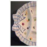 K - Vintage Platter Fitz and Floyd 1994 14 X 18.5 in