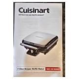 K - Kitchen Appliance Bundle Cuisinart Waffle Maker, Hamilton Beach Coffee Maker & Grill Mixed Lot