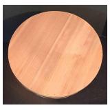 K - Wood Lazy Susan Set With Basket (Lot of 3)