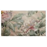 LR - Upholstery Fabric Bolts Ivory Floral 56in Wide (Lot of 2)