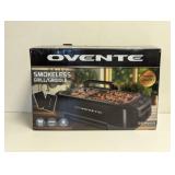 NEW OVENTE SMOKELESS GRILL/GRIDDLE