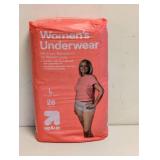 NEW UP & UP WOMEN’S UNDERWEAR LARGE 28CT