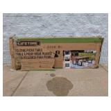 LIFETIME FOLDING PICNIC TABLE BROWN