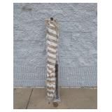 SUNVILLA SUNBRELLA 11’ MARKET UMBRELLA BROWN/WHITE STRIPED