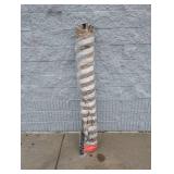 SUNVILLA SUNBRELLA 11’ MARKET UMBRELLA BROWN/WHITE STRIPED