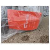 SUNVILLA SUNBRELLA 11’ MARKET UMBRELLA BROWN/WHITE STRIPED