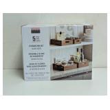 NEW SEVILLE CLASSICS 5 PIECE STORAGE BIN SET