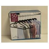 50 NONSLIP HANGERS BLACK