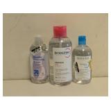(3) NEW BIODERMA/MICELLAR CLEANSING WATER