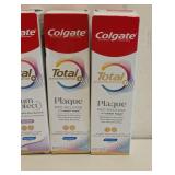 NEW COLGATE TOTAL PLAQUE/GUM PROTECT TOOTHPASTE 3PK