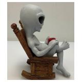 Collectible Bella Haus Designs Alien Figurines Tallest is 7.5"