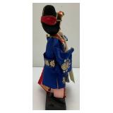 Vintage Collectible Korean Wedding Dolls Traditional Wedding Couple Figurines 10 1/2" Tall On Base