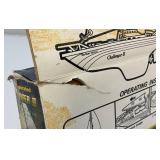 Vintage Battery Operated CHALLENGER II Sail Boat In Original Box (New Old Stock) Box Bad