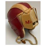 Misc. Vintage Troy Lot Including Very old Kids Football Helmet (Needs Repair), GI Joe, Mickey Mouse And More