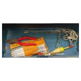 Vintage PLANO Marbled Plastic Tackle Box With Misc. Tackle